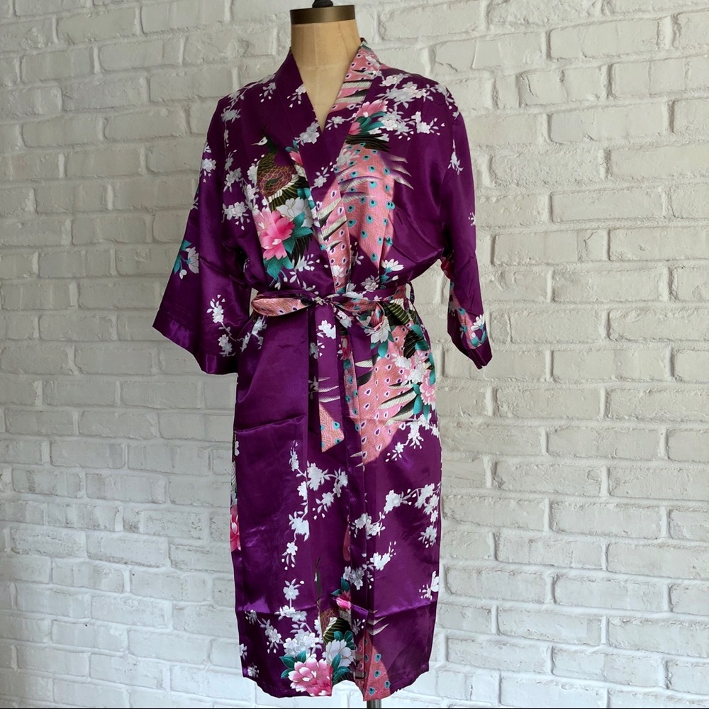 Kimono style robe